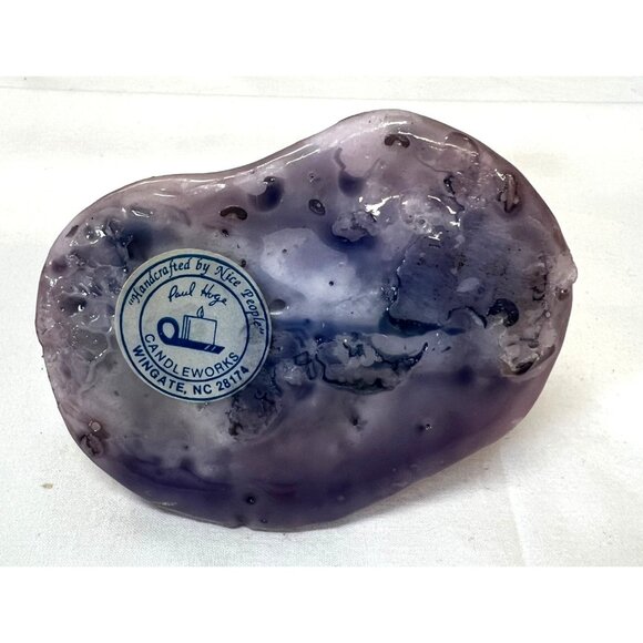 Lighthouse Figurine Candle With Shell & House Design - Picture 6 of 6